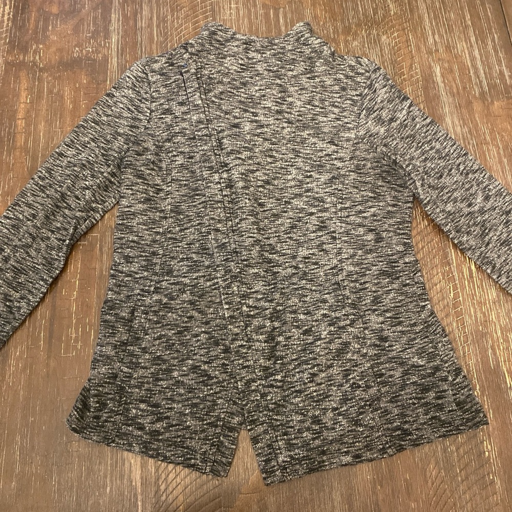 G.H. Bass & Co Women’s Heather Gray Medium Asymmetrical Full Zip Jacket